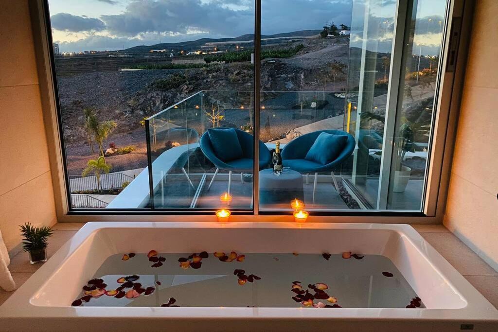 Luxury Villa - New Building With Panoramic Sea View Costa Adeje  Esterno foto